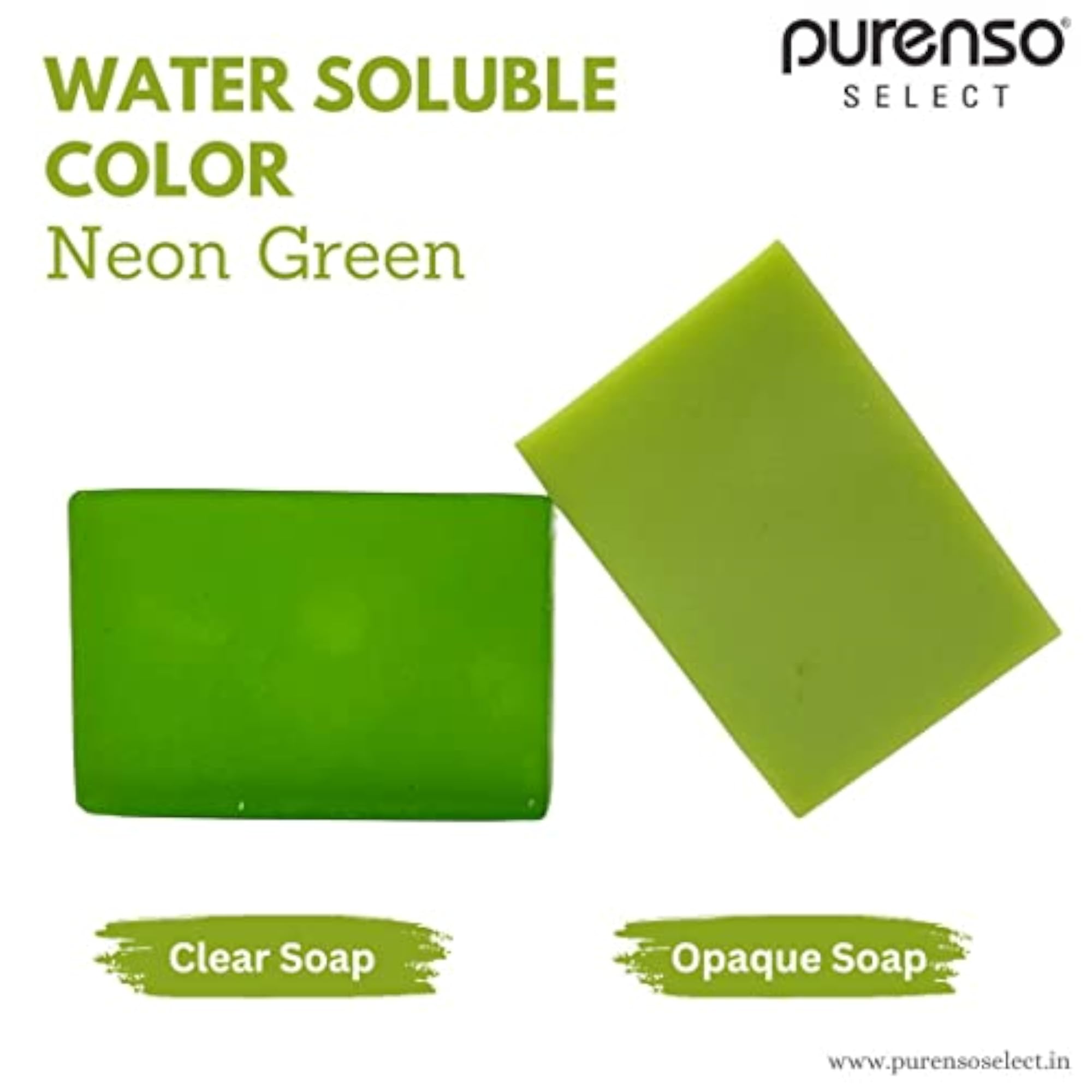 Neon Green Water Soluble Color, 5Kg for DIY Soap Making
